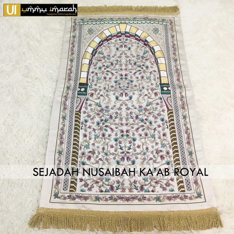 Nkr Gold Turqoise Sejadah Hantaran Nusaibah Kaab Royal Ummu Imarah Sejadah Exclusive 1573