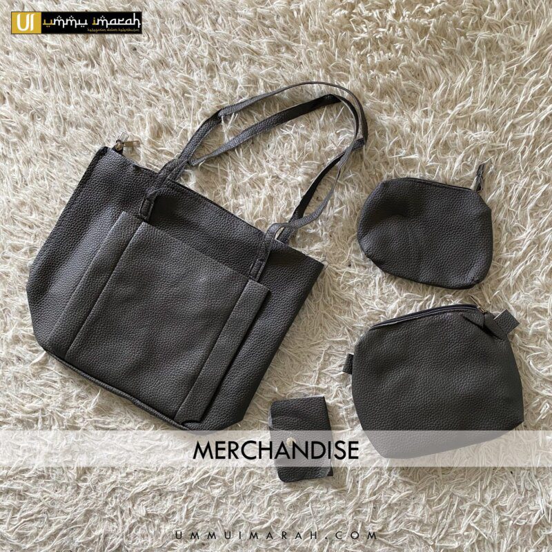 Merchandisce-Sejadah-Hantaran-Exclusive-Handbag-Ummu-Imarah-Dark-Grey