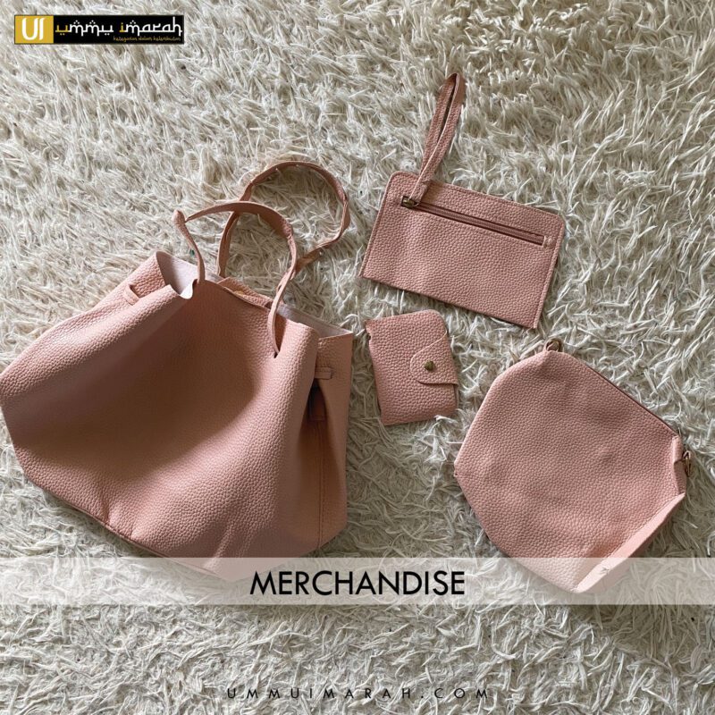 Merchandisce-Sejadah-Hantaran-Exclusive-Handbag-Ummu-Imarah-Dusty-Pink-D2