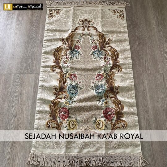 Sejadah-Nusaibah-Ka'ab-Royal-Gold-Flora